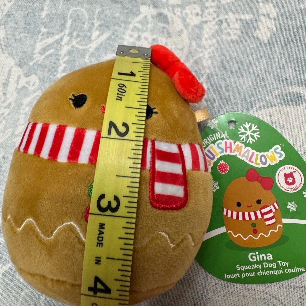 Squishmallows Festive Plush - Brown and Red